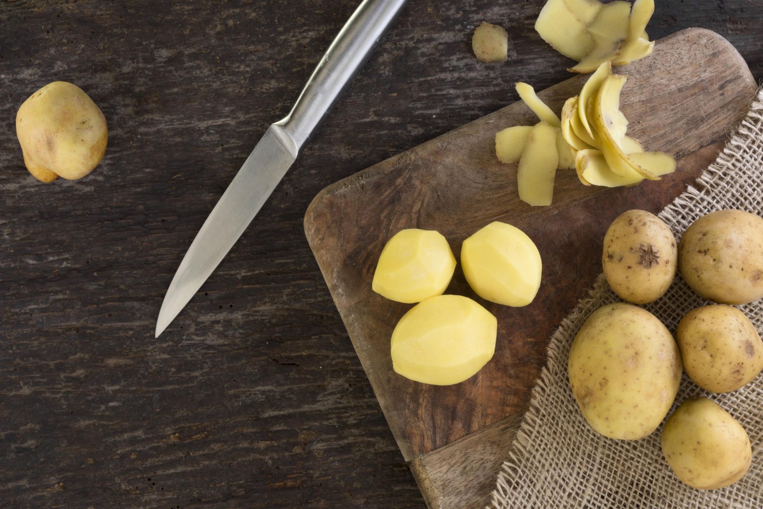 Peeling potatoes with steam фото 97